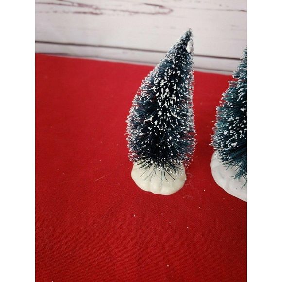 Choice Lemax 5.5" 3" Tree Arbre with snow - great for dollhouse miniatures 8B - Picture 2 of 7